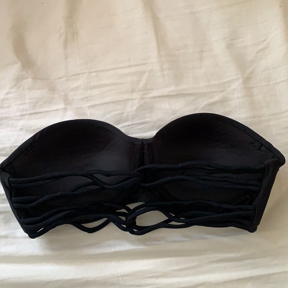 Black strapless bathing suit - Picture 2 of 2